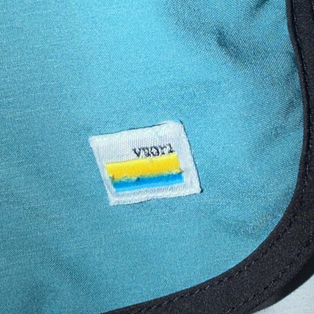 Vuori Blue and Black Striped Shorts - Picture 2 of 4